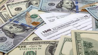 tax forms and money