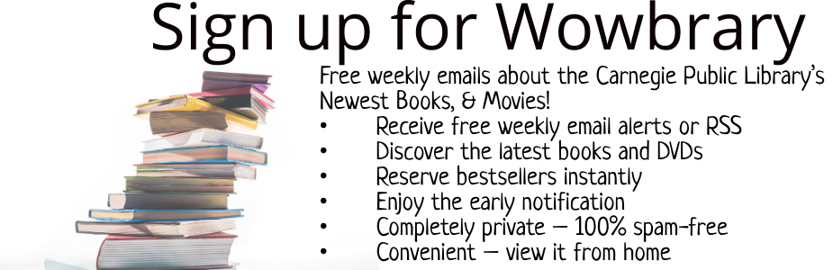 pile of books Sign up for Wowbrary